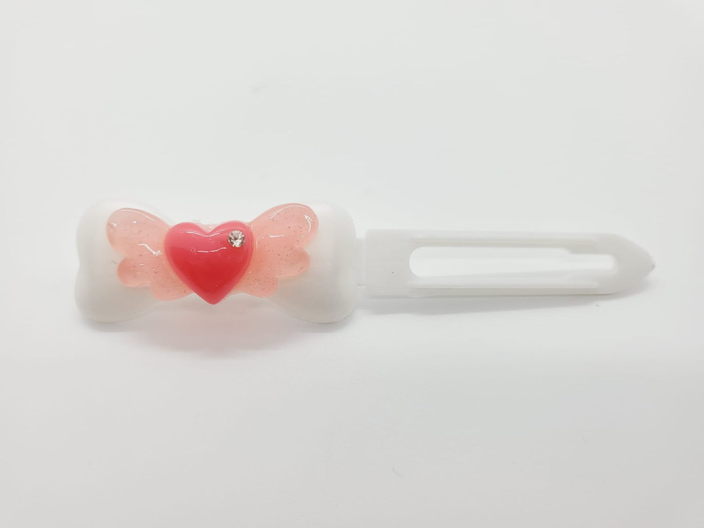 Valentine Winged heart on 4.5cm Clips