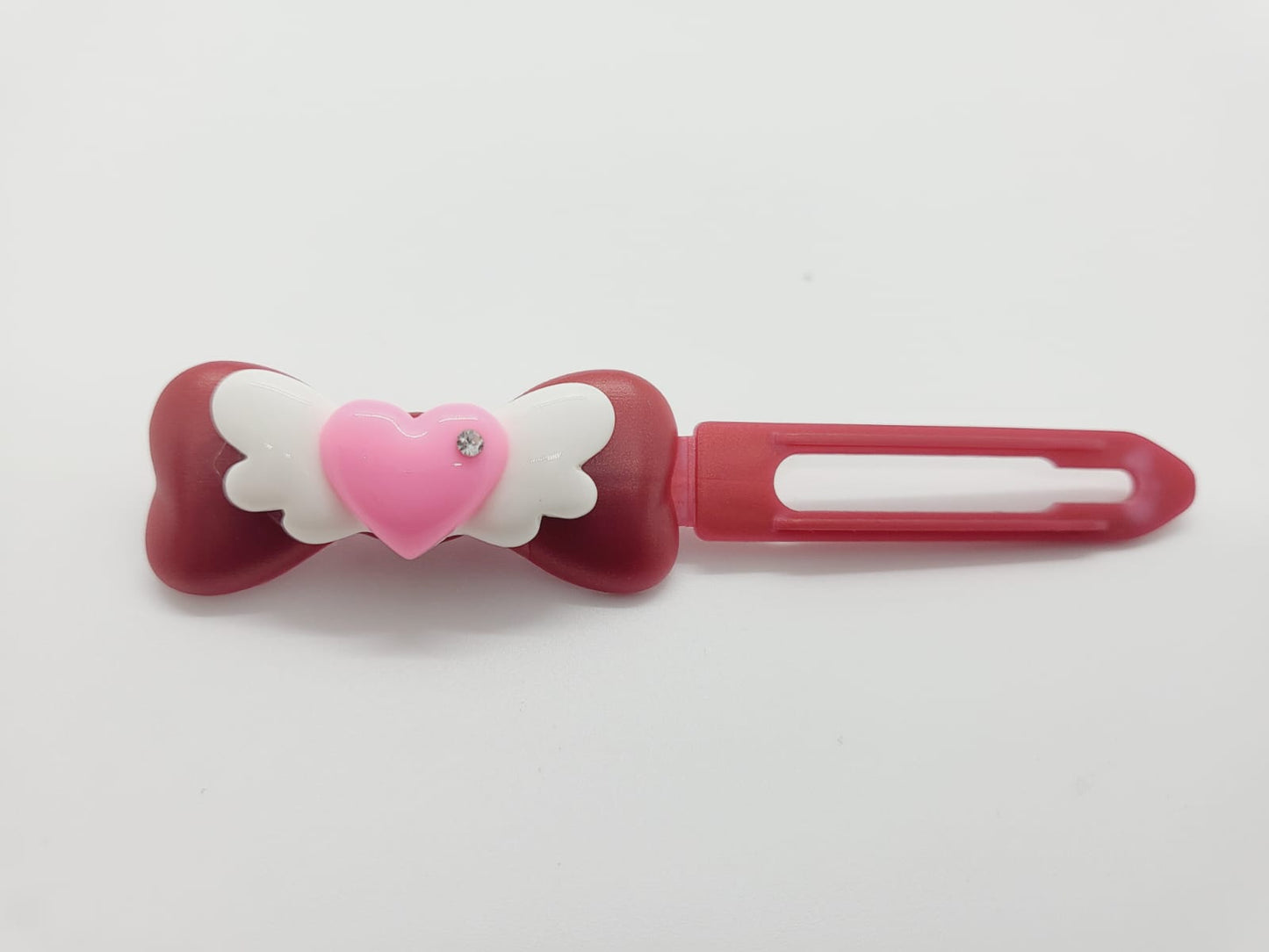 Valentine Winged heart on 4.5cm Clips