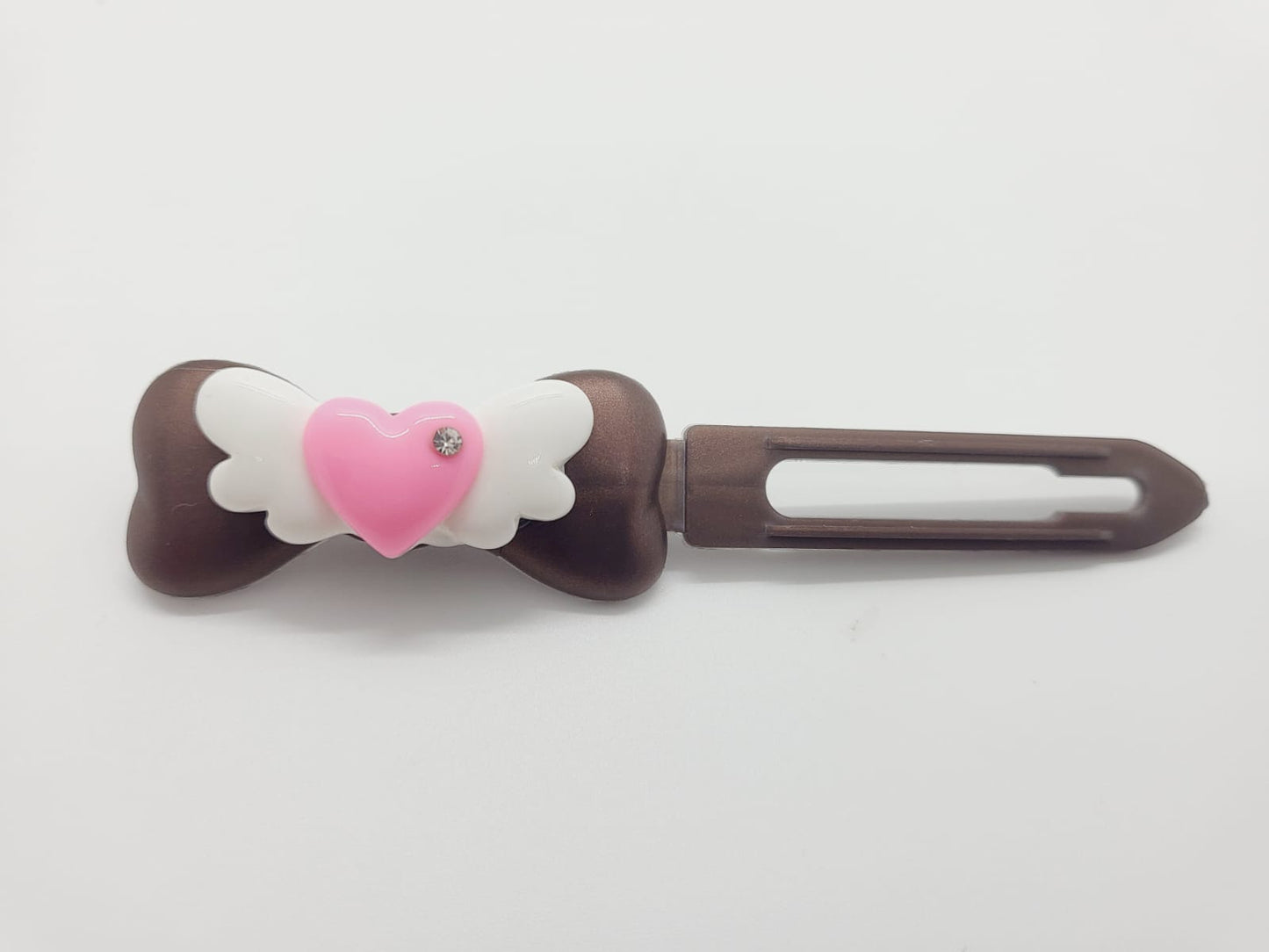 Valentine Winged heart on 4.5cm Clips