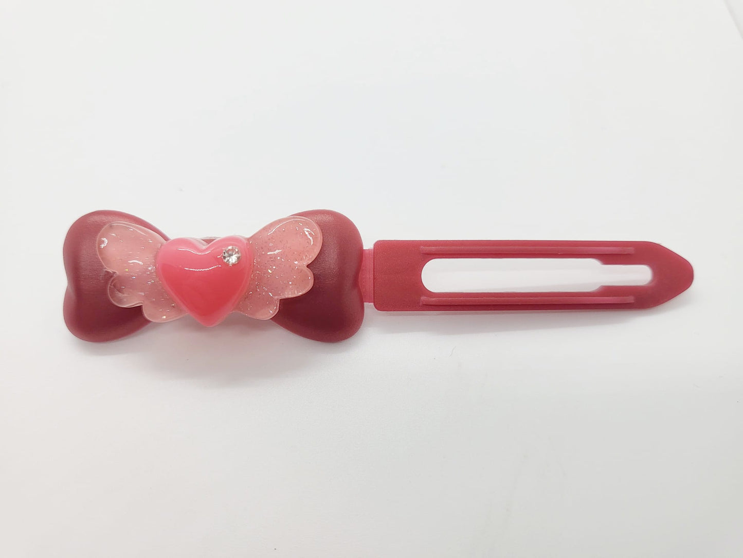 Valentine Winged heart on 4.5cm Clips