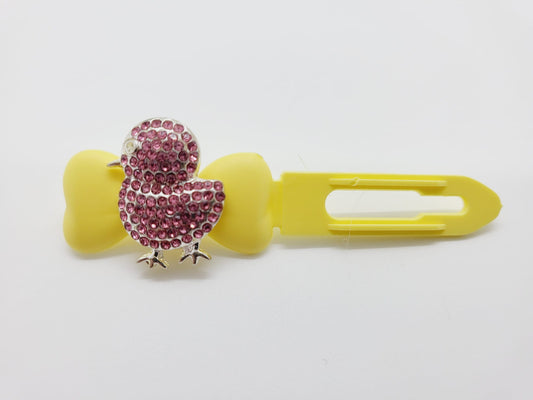 Diamante Easter Chick on 3.5cm Clip