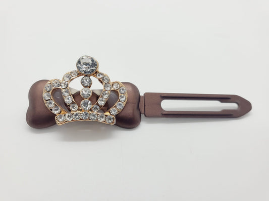 Diamante Tiara auf bronzefarbenem Posh Puppy Clip