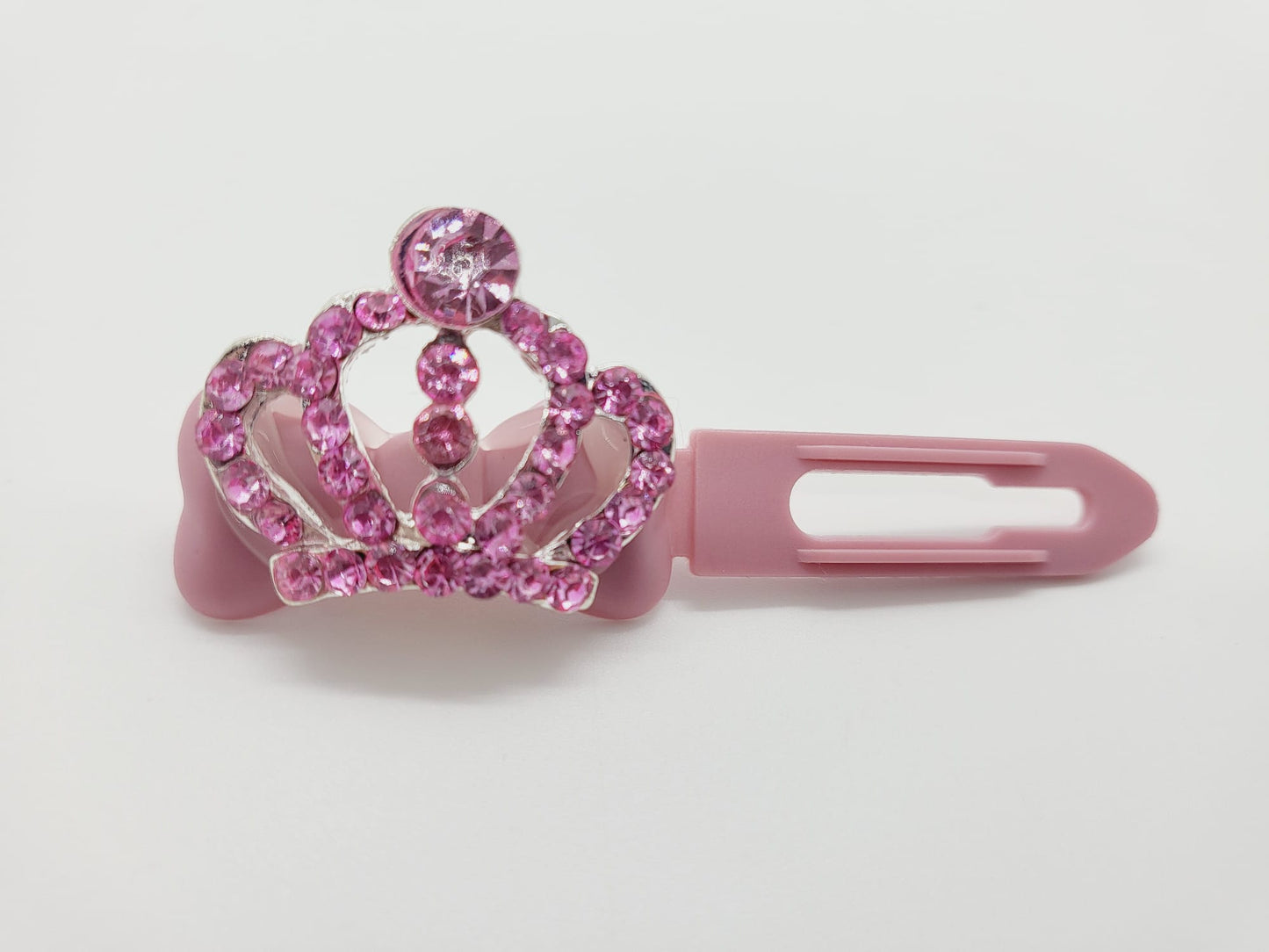 Diamante Tiara auf rosa Posh Puppy Clip