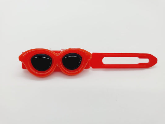 Red Fun Sunglasses Top Knot Clip