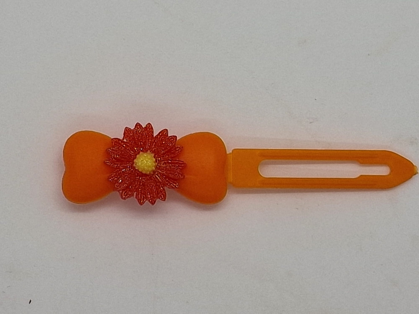 Glitter Daisy Barrette 4.5cm Novelty clip