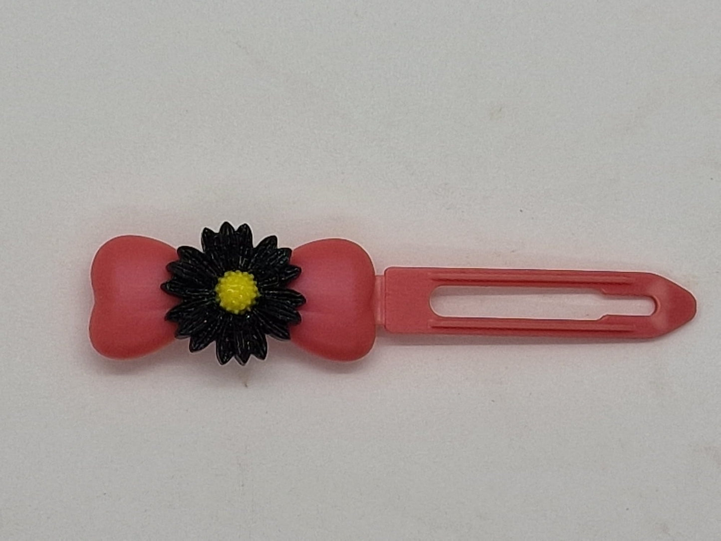 Glitter Daisy Barrette 4.5cm Novelty clip